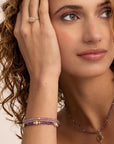 Twist Ring Rose Quartz | 9 karaat
