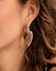 Light Citrine Quartz Blossom edelstenen