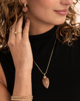 Sunstone Blossom ketting edelsteen