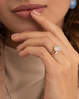 Edge Ring Opalite | 9 karaat