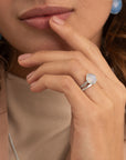 Edge Ring Opalite - Zilver