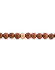 Goldstone Brown Bracelet with Clasps - 6MM - Sparkling Jewels