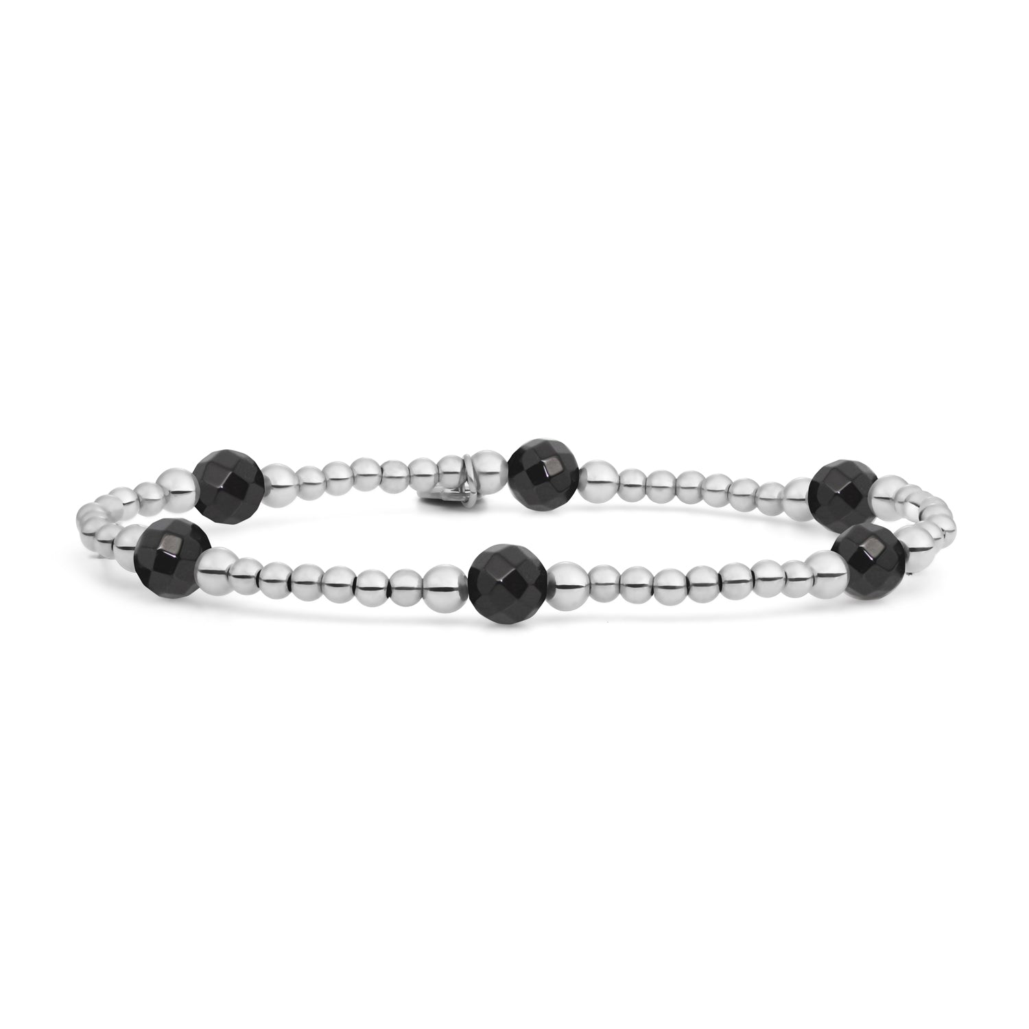 925 zilveren armband met voor vrouwen met onyx edelsteen