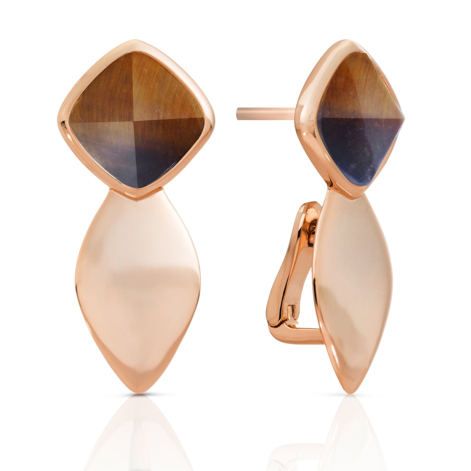Edge Tiger Eye oorstekers