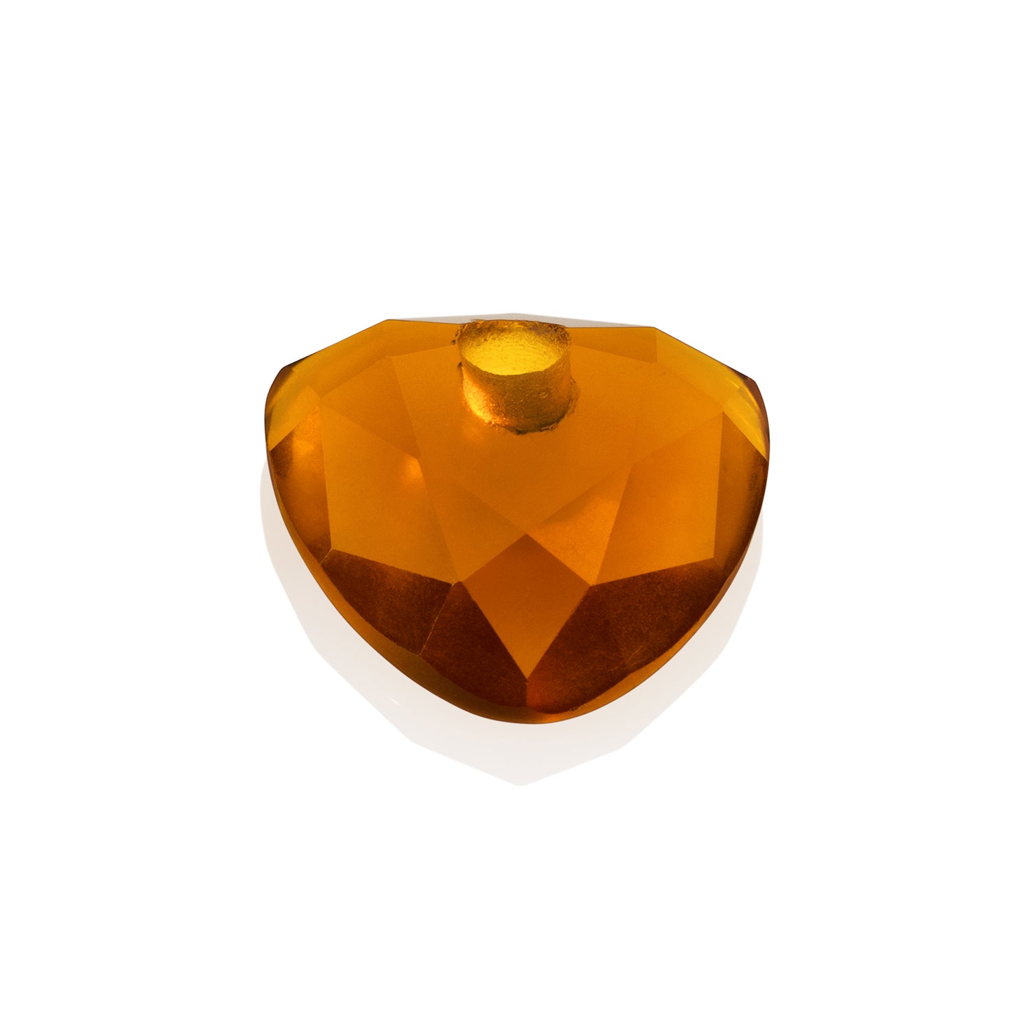 Citrine Quartz Trillion Cut ketting edelsteen