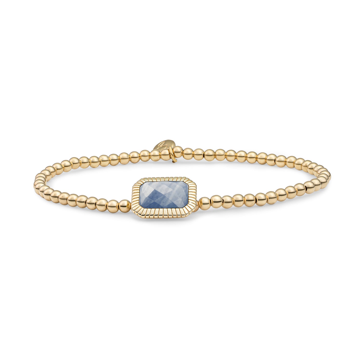 Blue Aventurine Baguette armband
