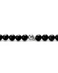 Onyx Orbit armband met Clasps - 6MM - Sparkling Jewels