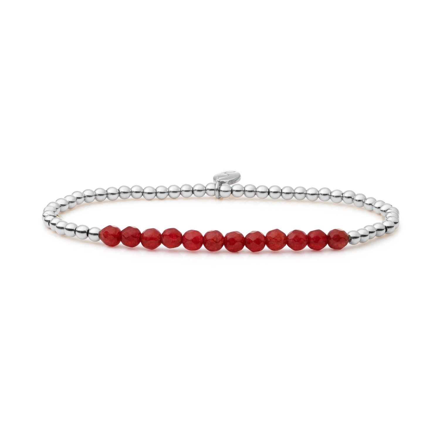 Coral Red Jade Universe armband