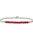 Coral Red Jade Universe armband