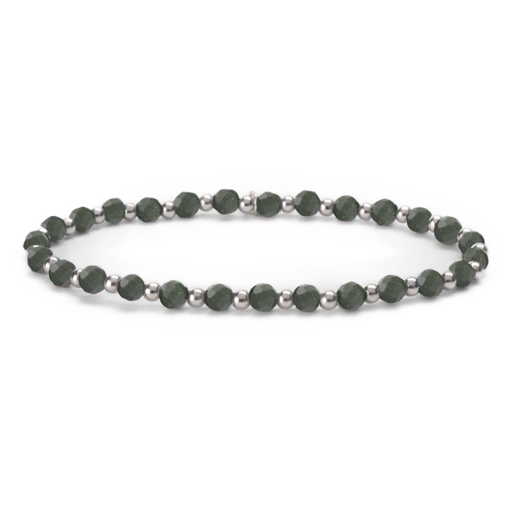 Goldstone Green Interstellar armband - Sparkling Jewels