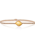 Yellow Jade Blossom Armband