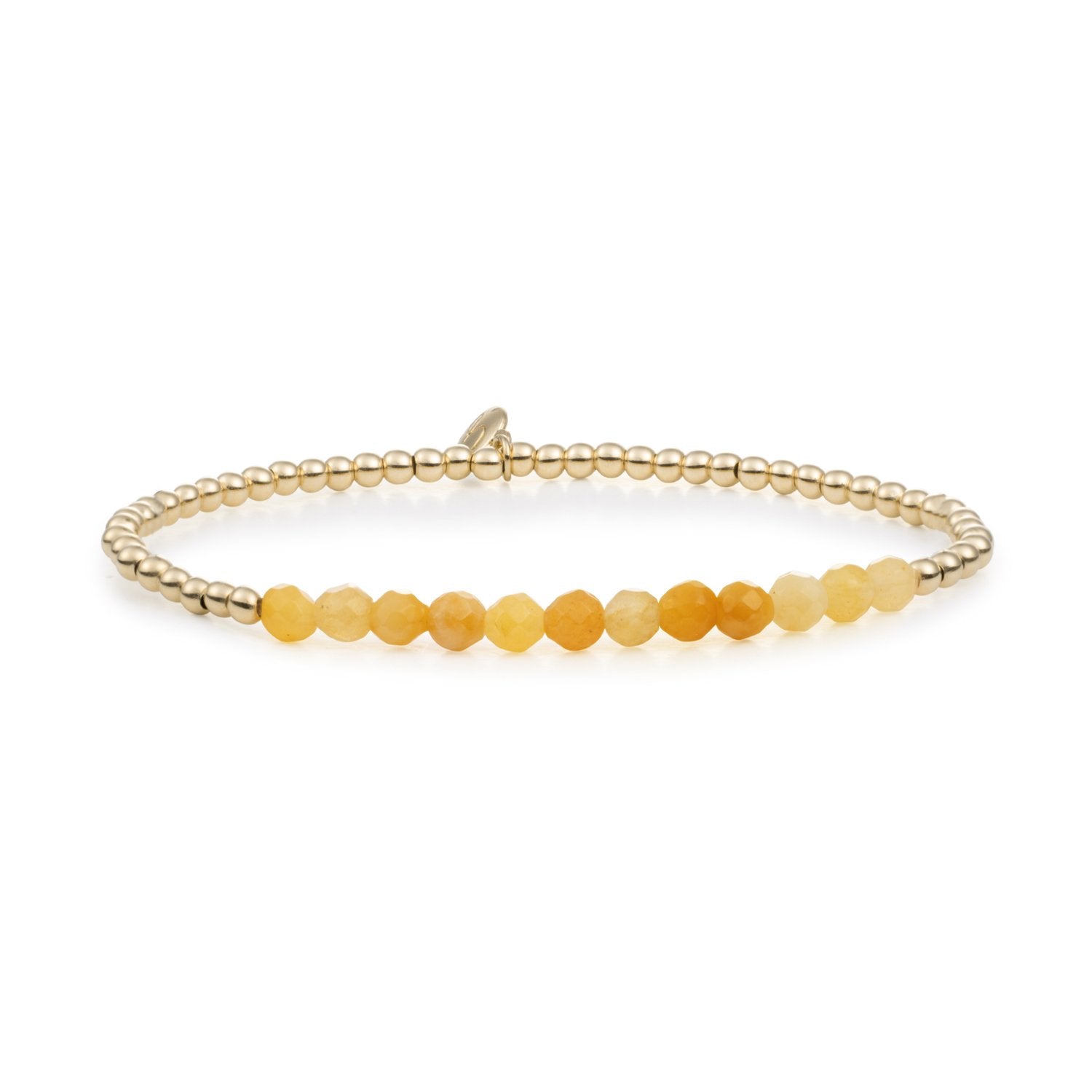 Yellow Jade Universe armband