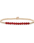 Coral Red Jade Universe armband