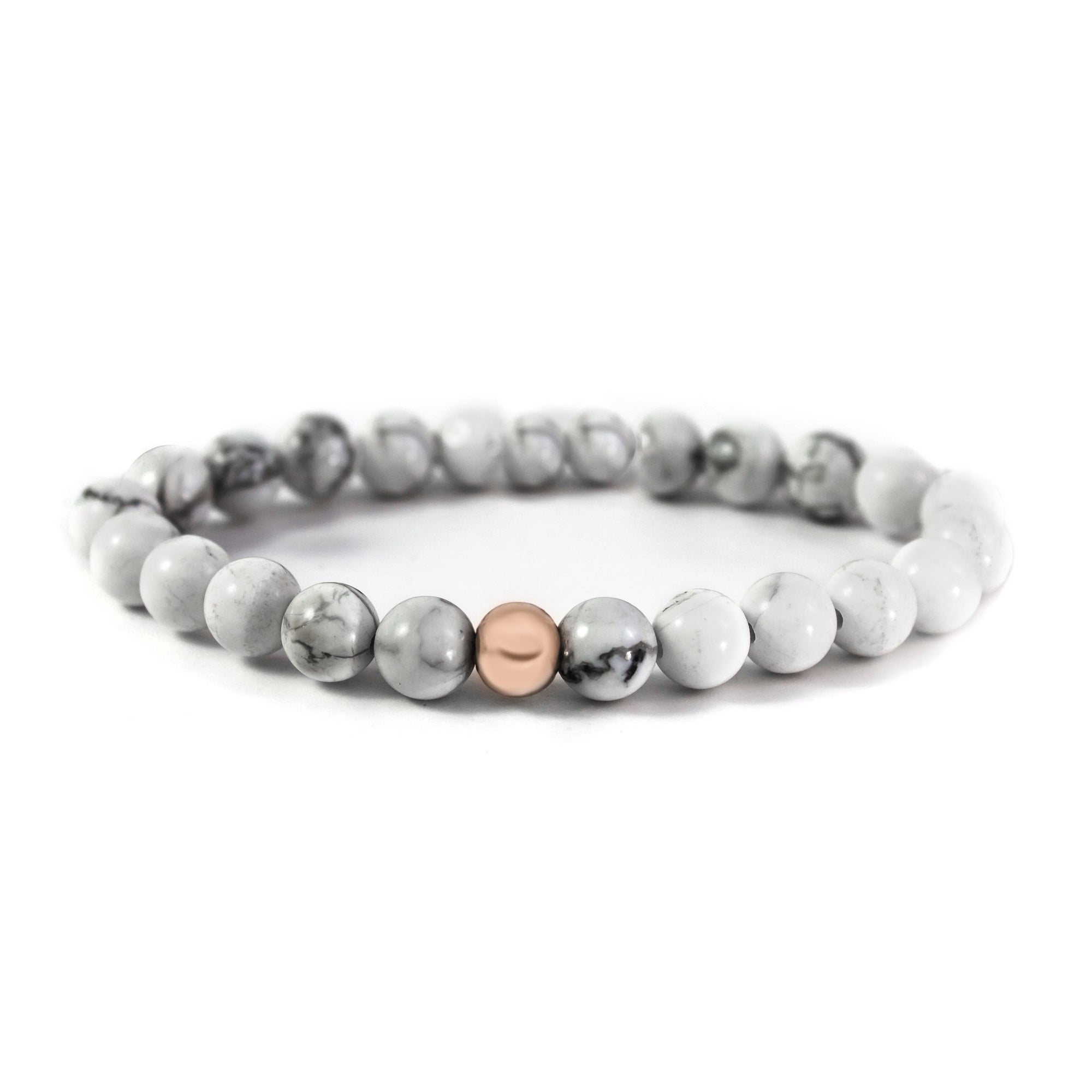 Howlite Saturn large armband