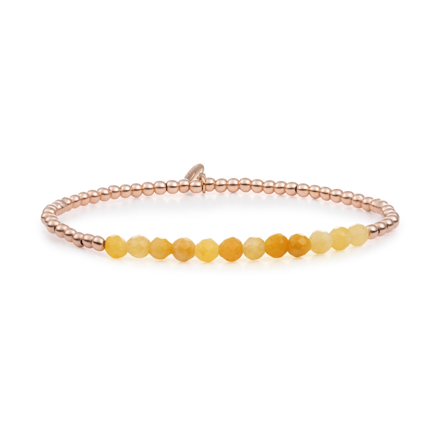 Yellow Jade Universe armband