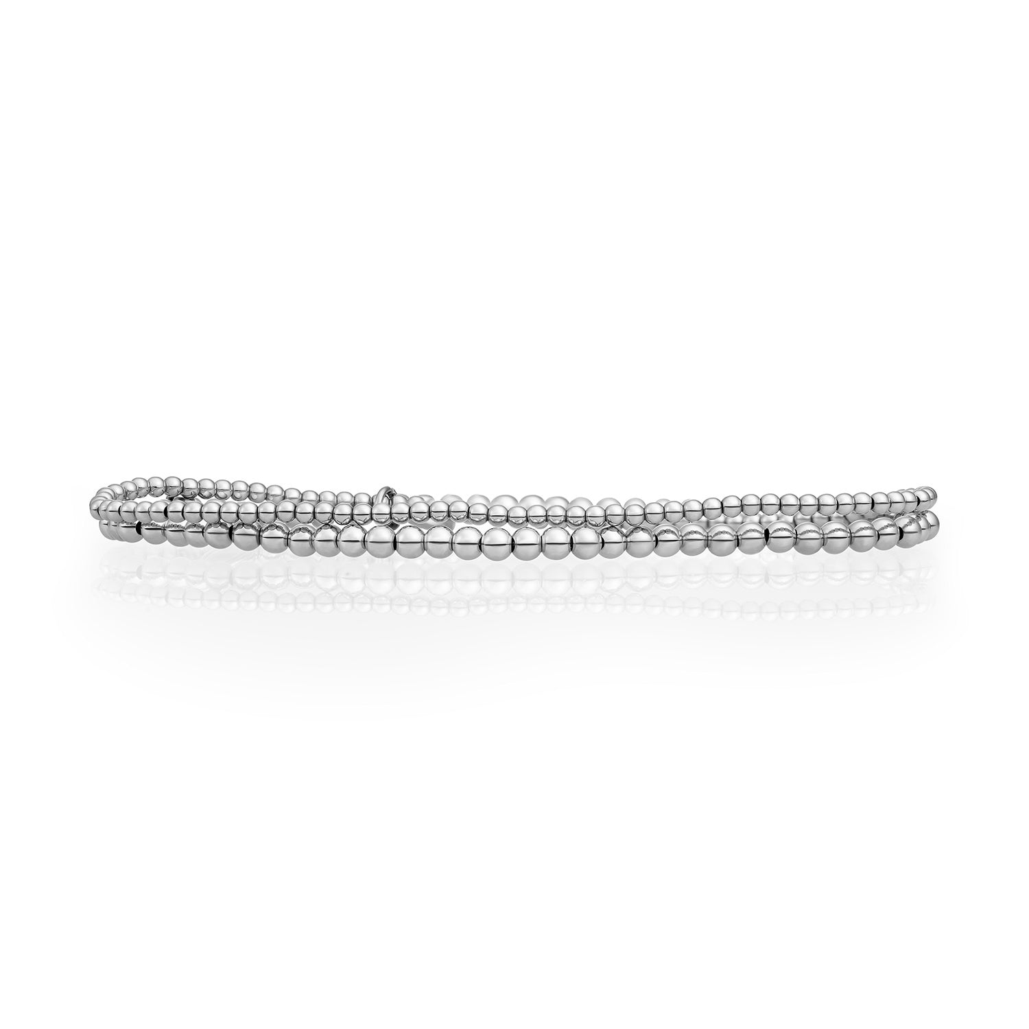 Zilveren Essentials Armbanden | Small stack