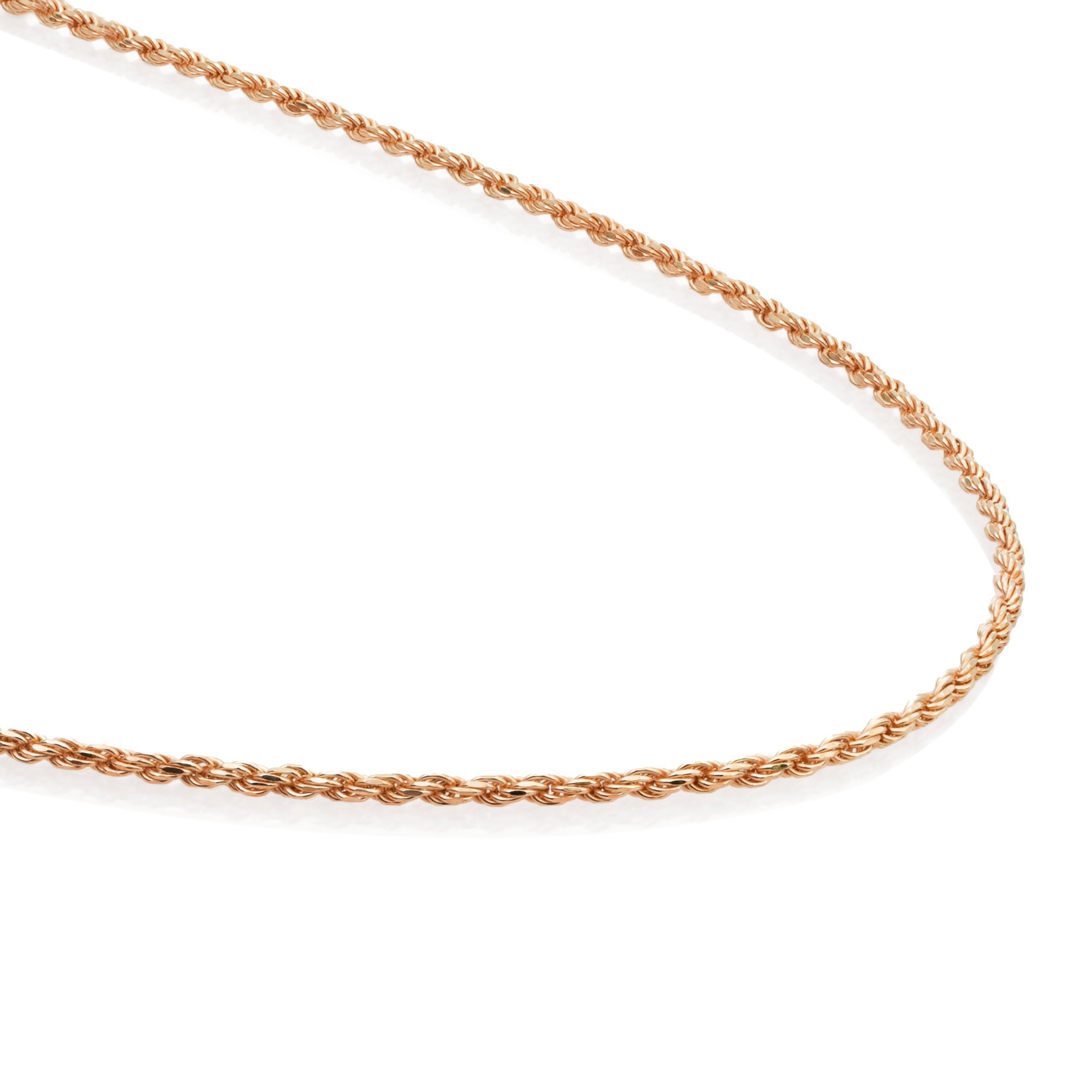 Rope Ketting | Rosé Goudkleurig