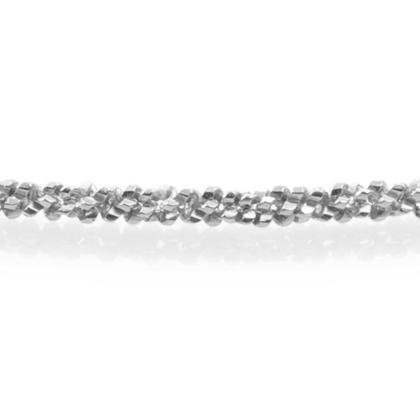 Criss Cross Ketting - zilver