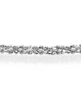 Criss Cross Ketting - zilver