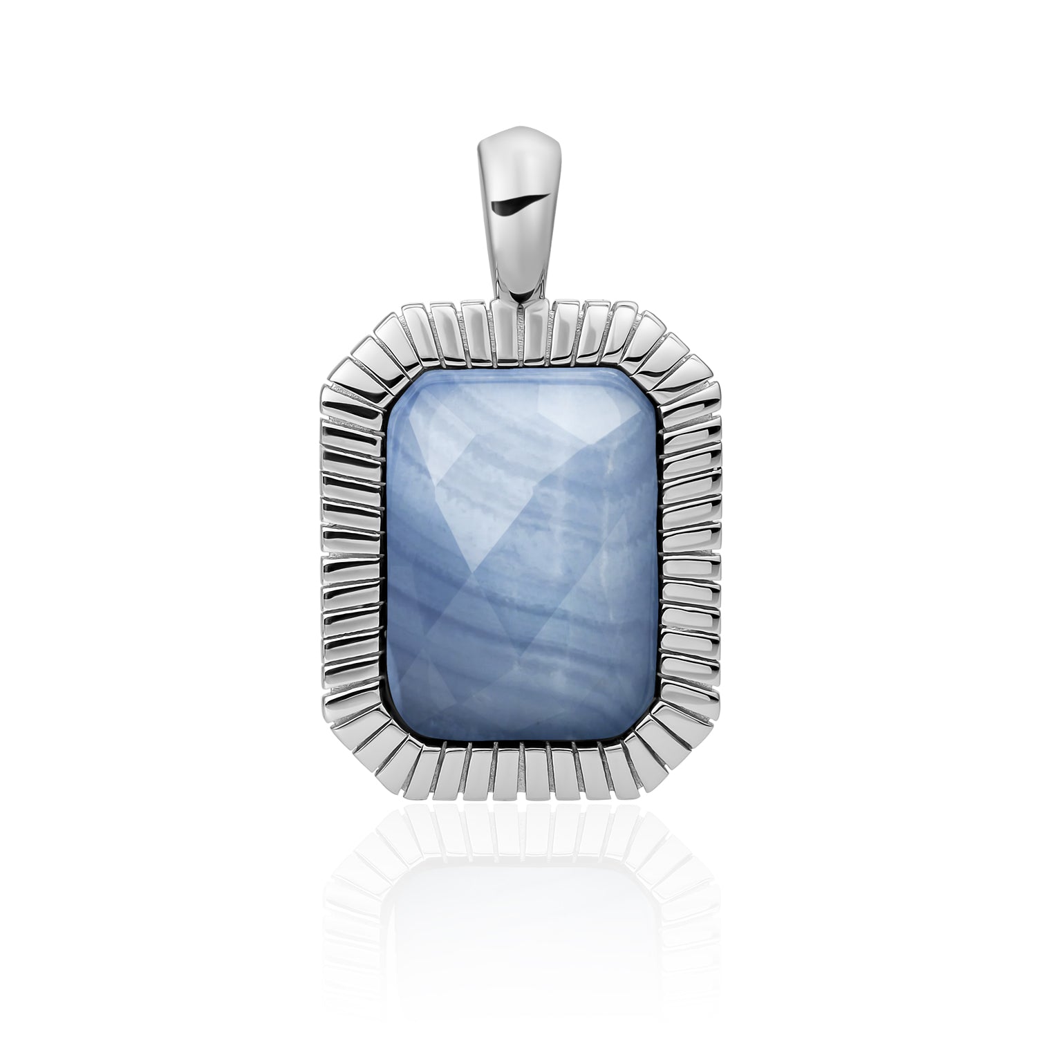 Baguette pendant - Blue Aventurine