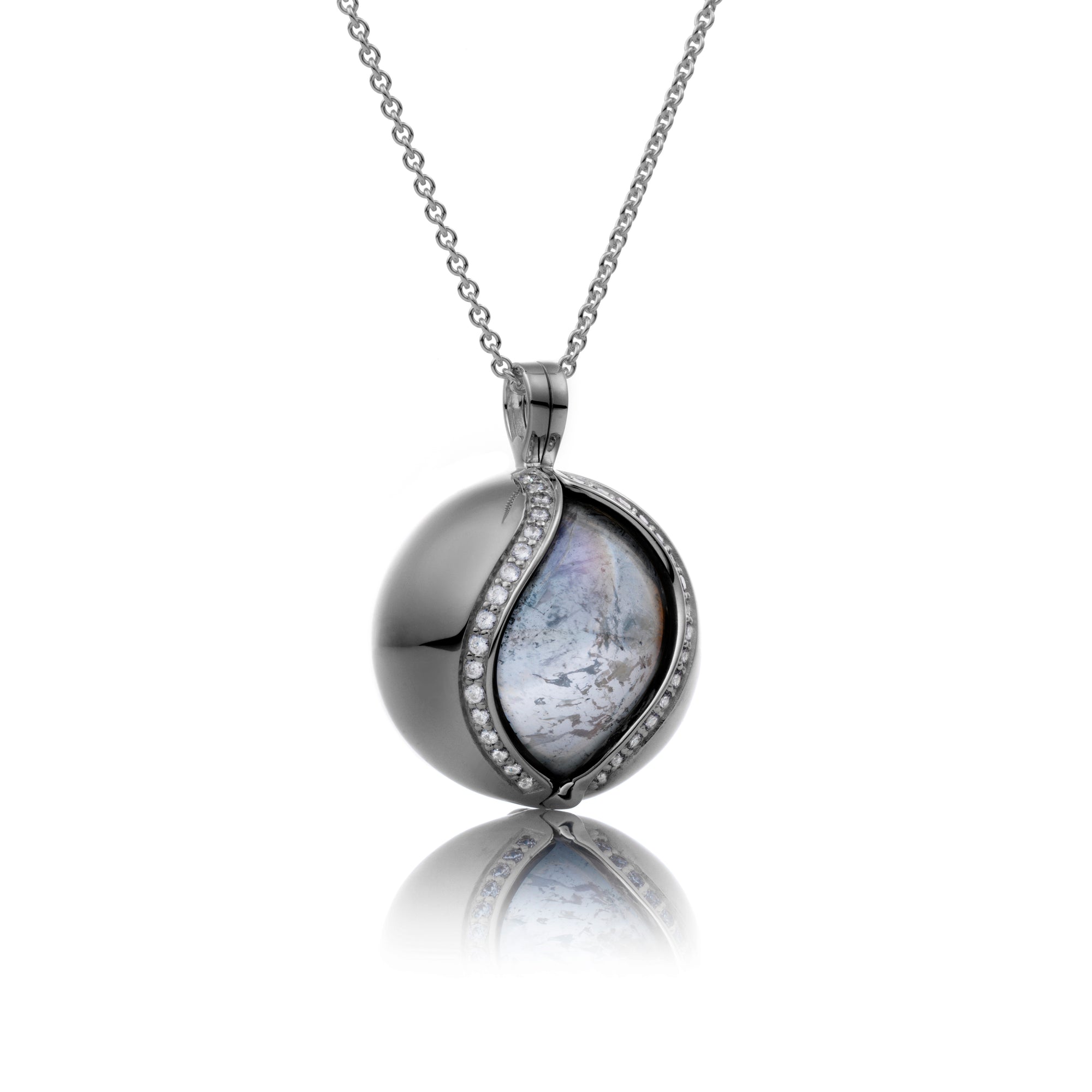 The Core Black - Crystal Polished, 20mm pendant