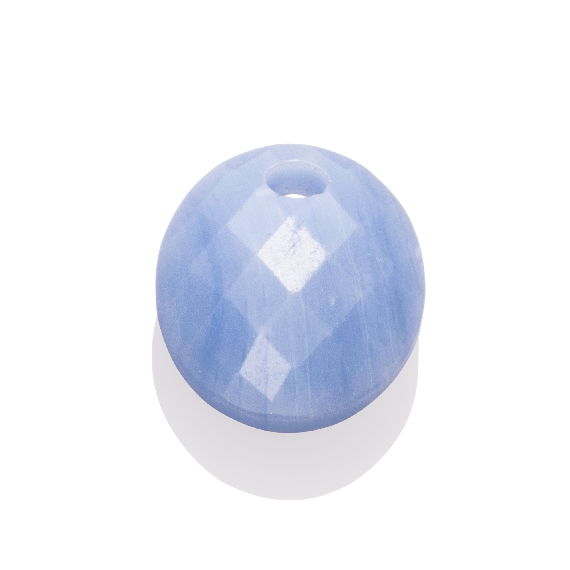 edelsteen ketting hanger gemaakt van blue lace agate van Sparkling
