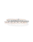 Parel Saturn Interstellar Armbanden Stack | Zilver