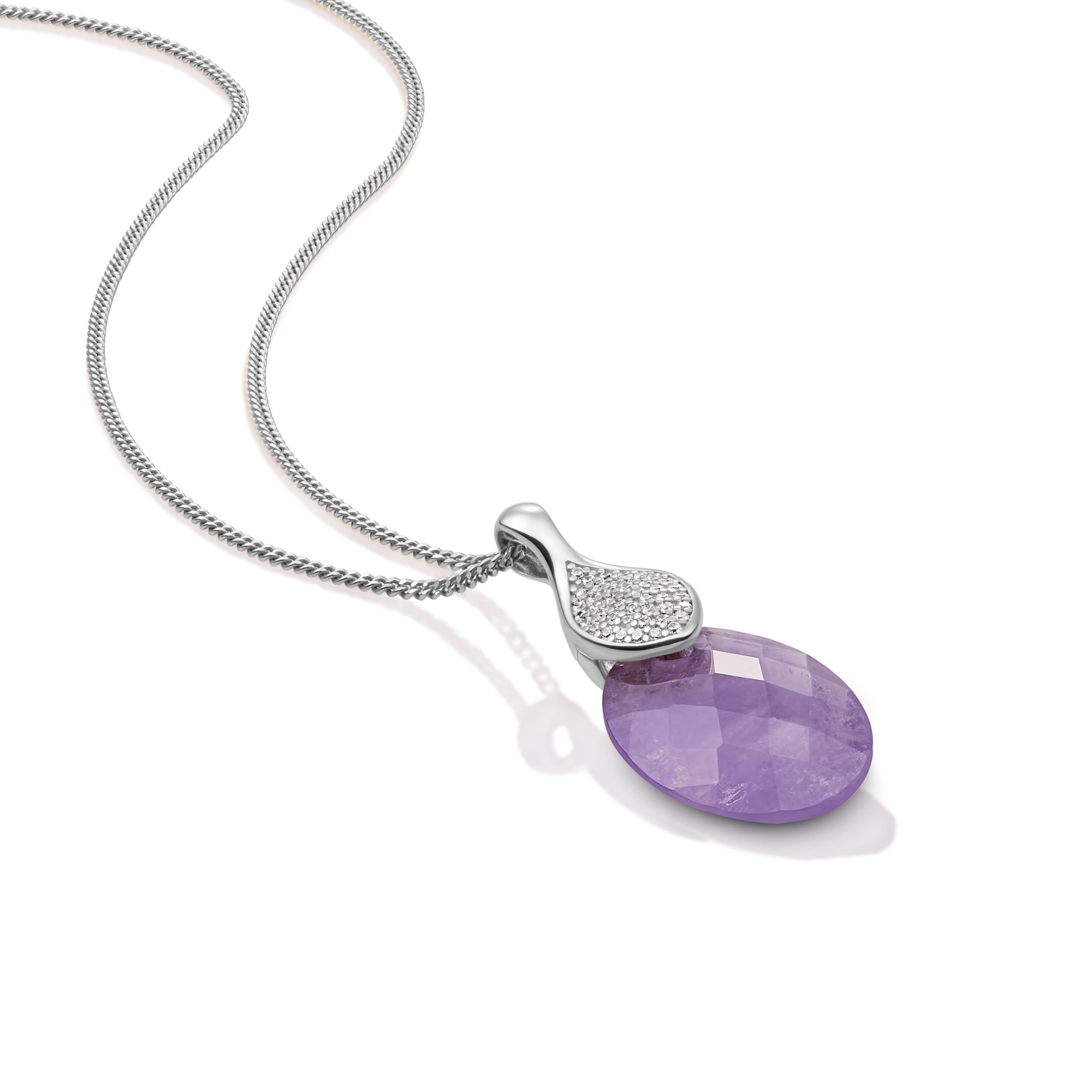 zilveren ketting die niet verkleurd voor dames van Sparkling 