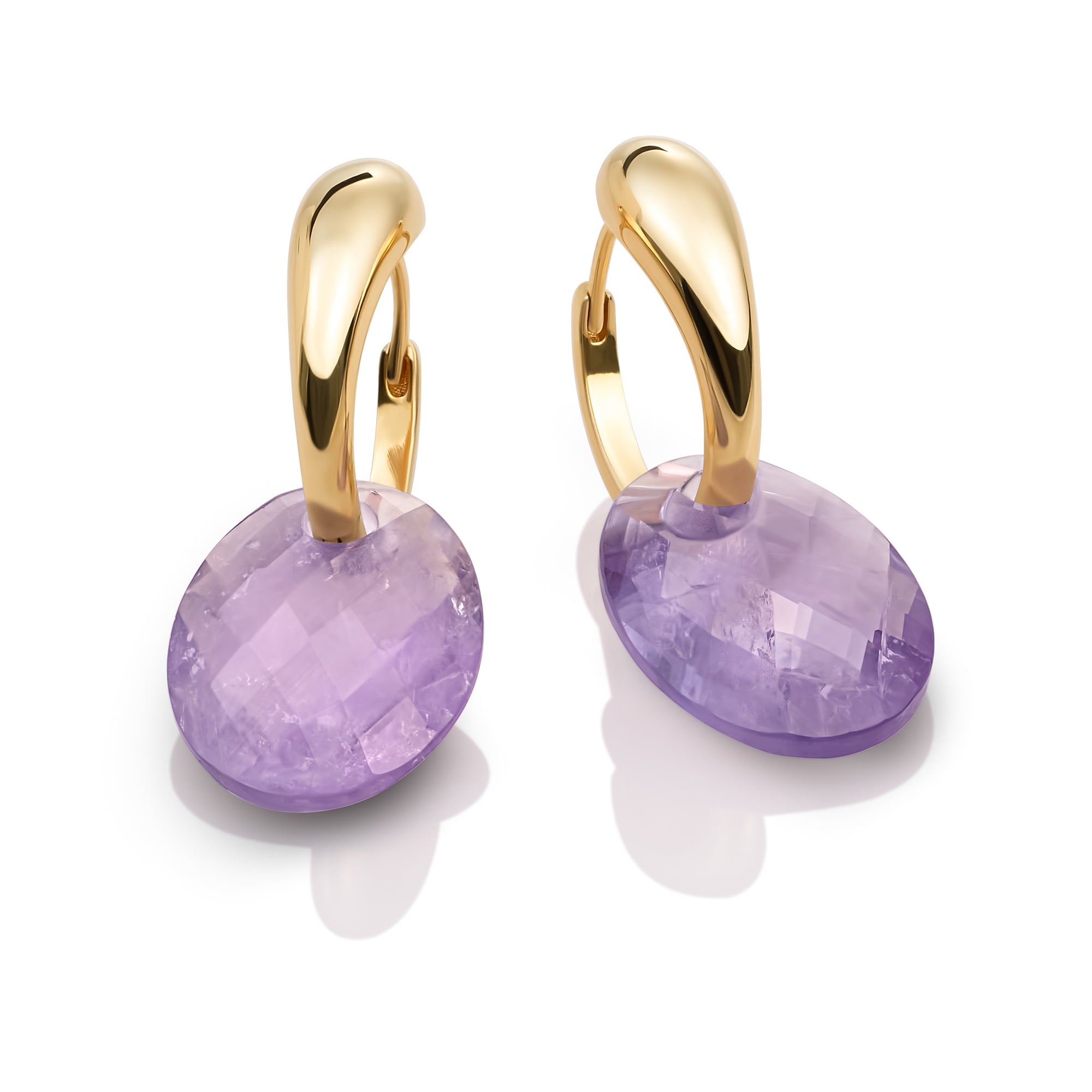 oorbellen voor dames met amethyst edelsteen