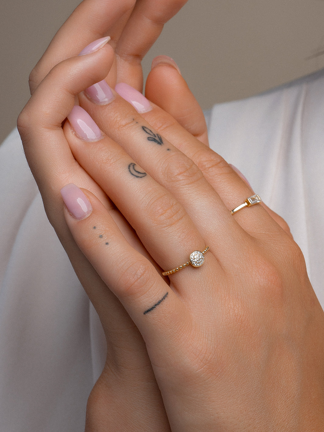 echt gouden ring voor dames 