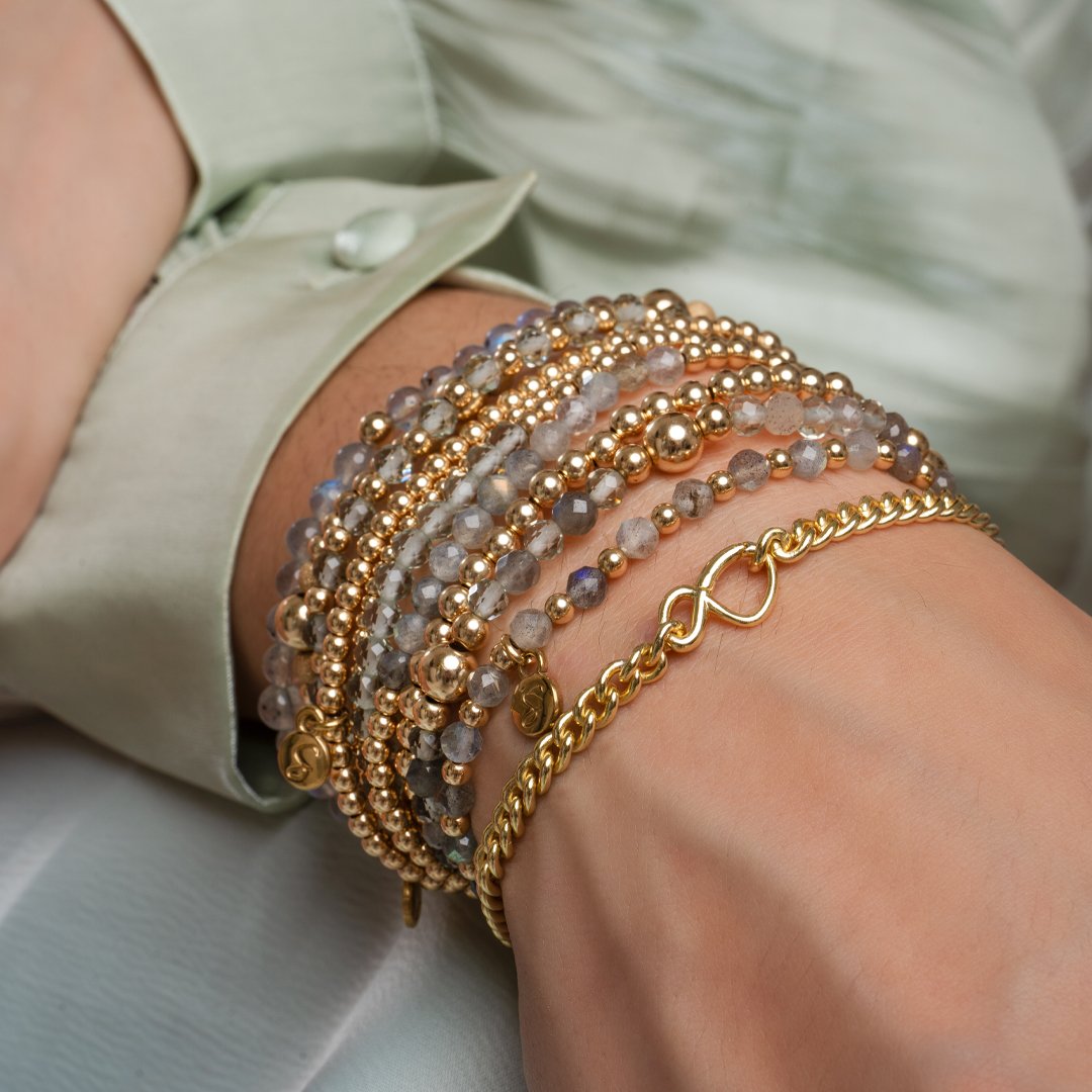 Inspiratie foto van de armbanden van Sparkling Jewels in goud #kleur_goud