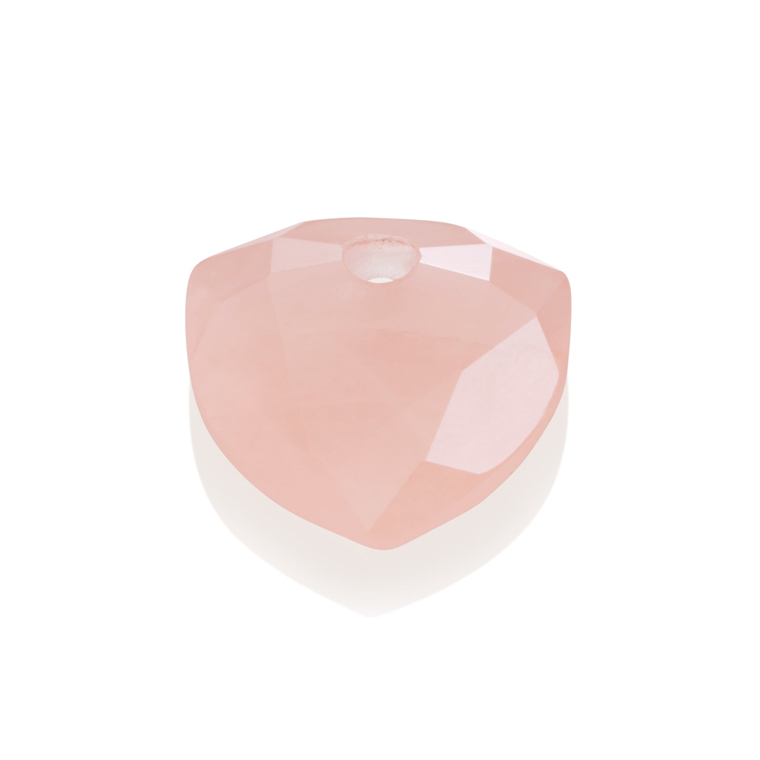 Ketting hanger gemaakt van Rose Quartz in trillion cut 