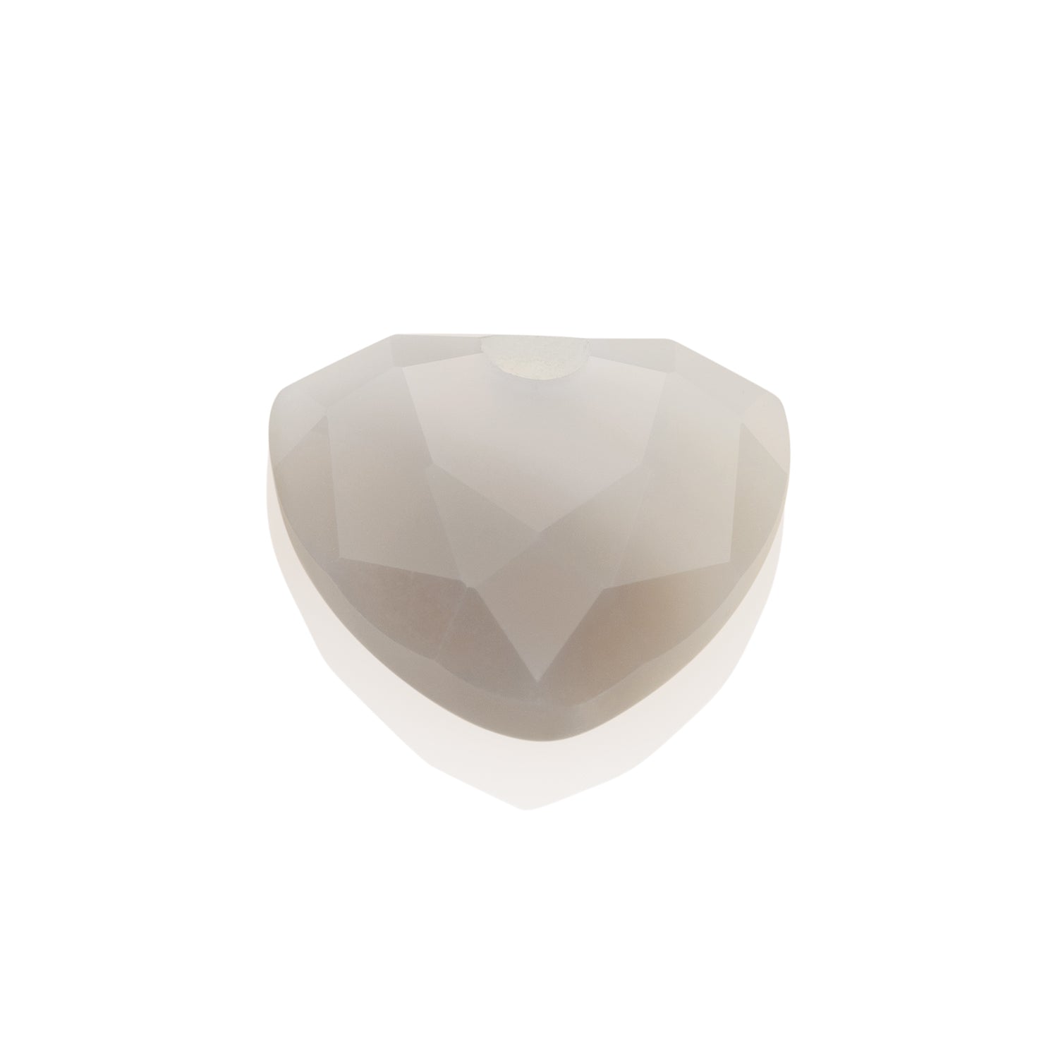 Grey Agate Trillion Cut ketting edelsteen