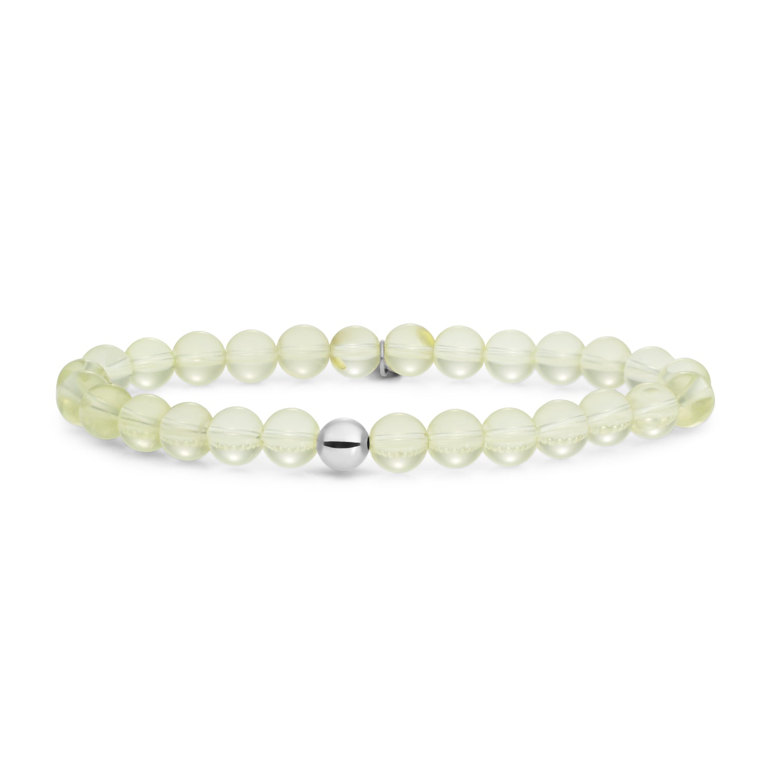  Lemon Quartz armband in 925 sterling zilver #kleur_zilver #kleur_zilver