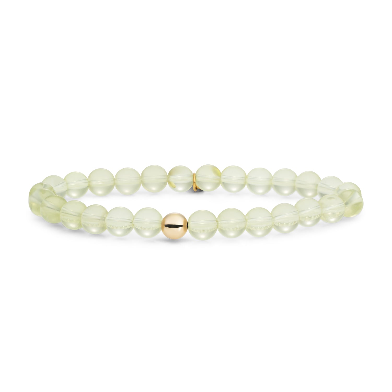 Armband gemaakt van lemon quartz edelstenen in goudkleur #kleur_goud