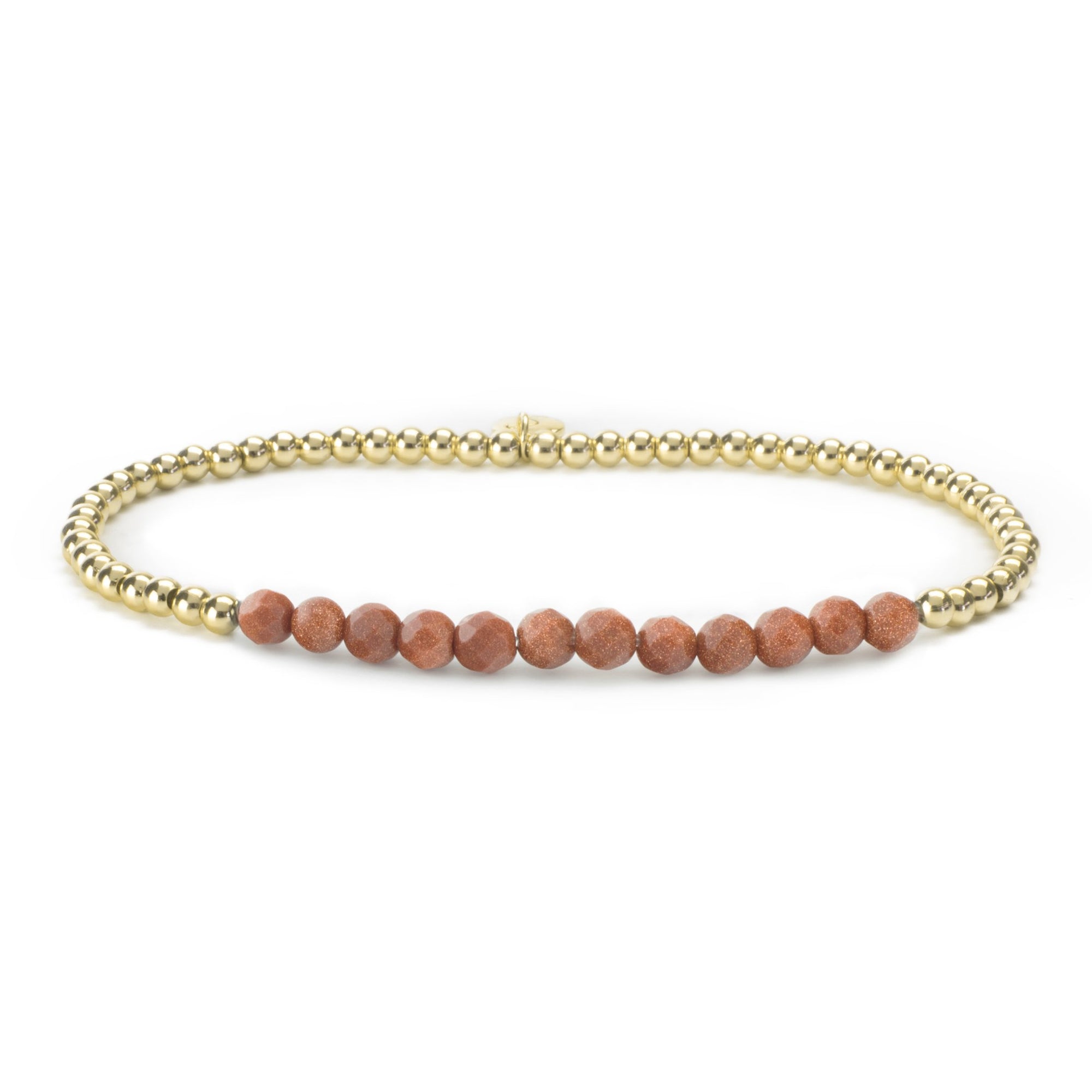 Goldstone Brown Universe armband - Sparkling Jewels