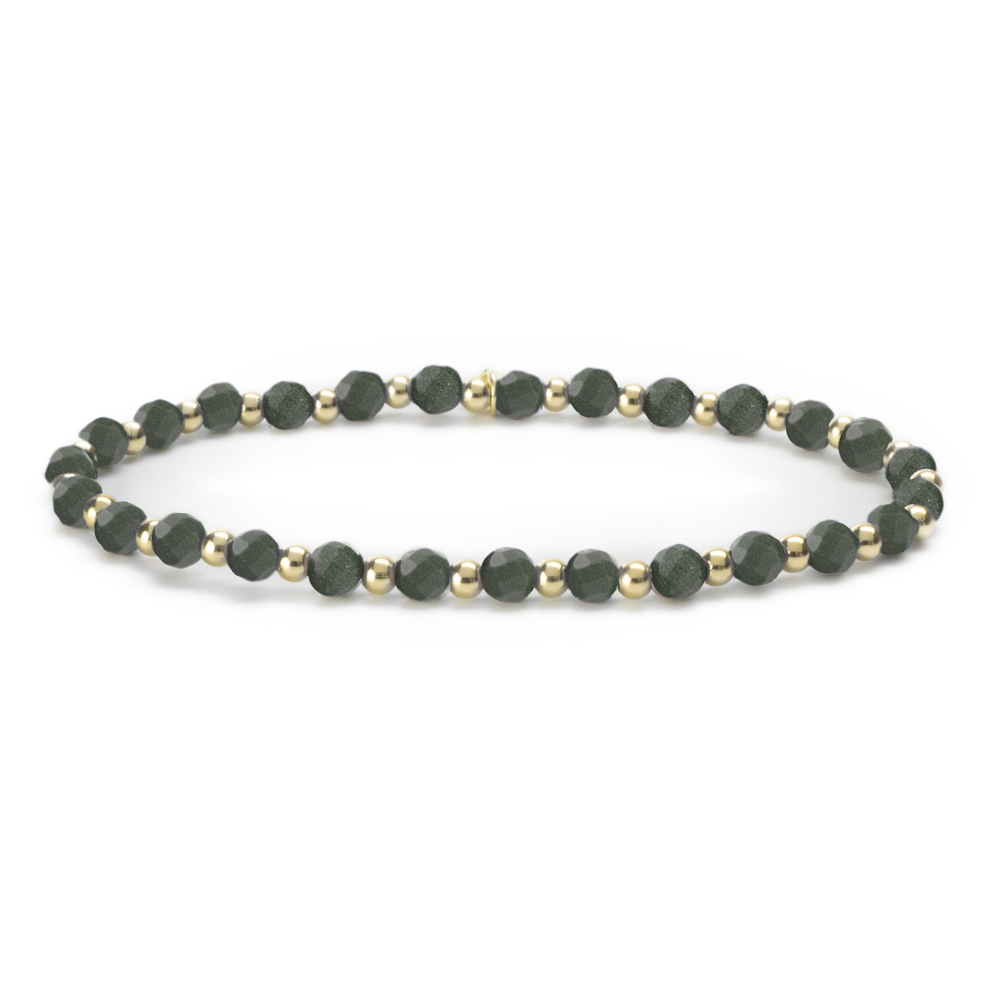 Goldstone Green Interstellar armband - Sparkling Jewels
