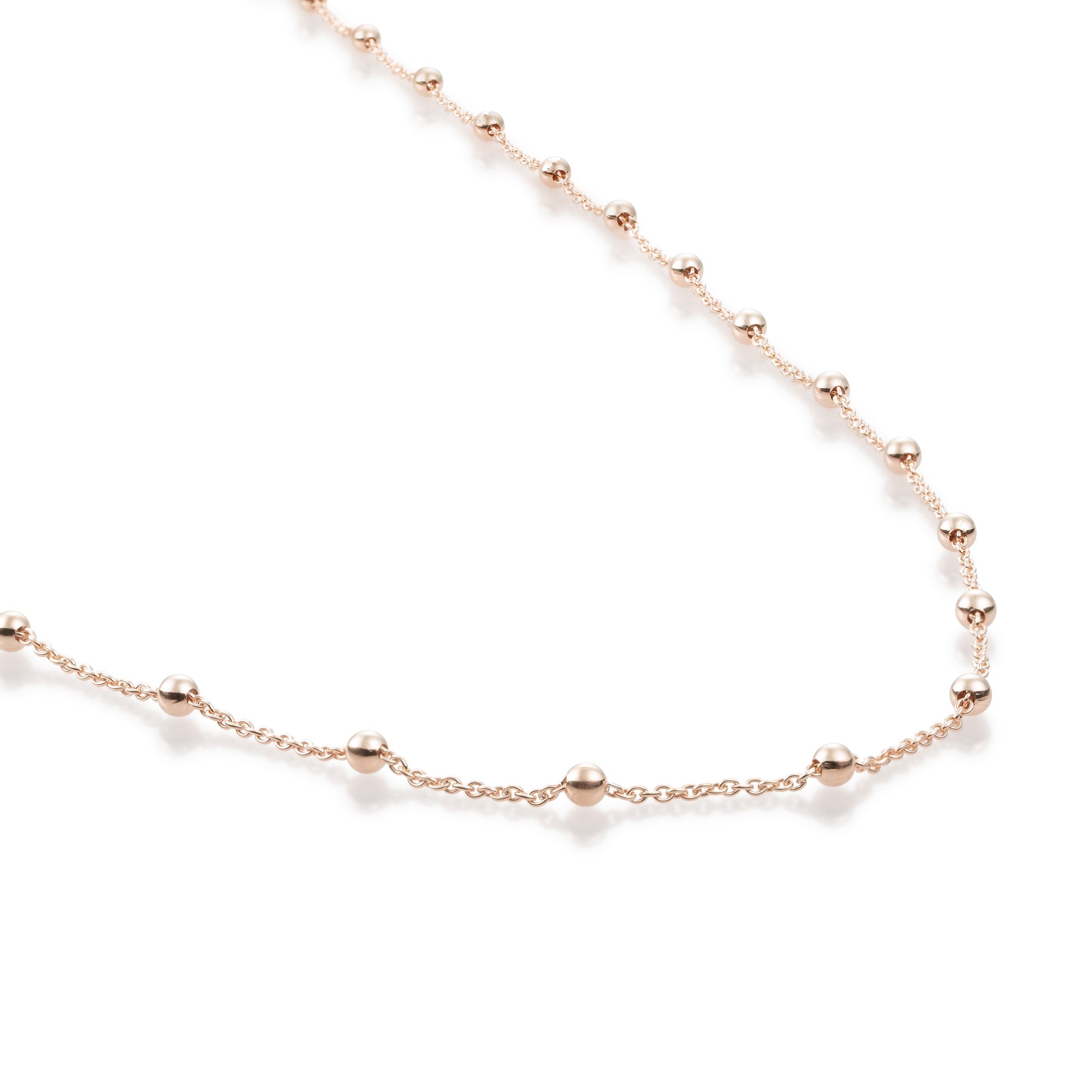 Bolletjesketting - Roségoud - Sparkling Jewels
